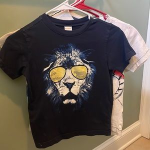 Good used condition set of 5 Gymboree size 6 animal themed boys t-shirts